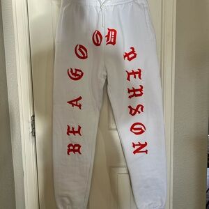 White Joggers